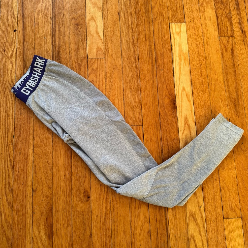 Gymshark Dry Compression Leggings Size Small Gray Purple Women Athletic
